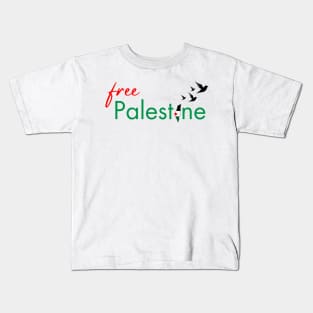 Free Palestine Kids T-Shirt